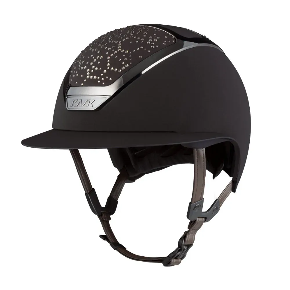 KASK Star Lady Chrome Swarovski Vibe Reithelm