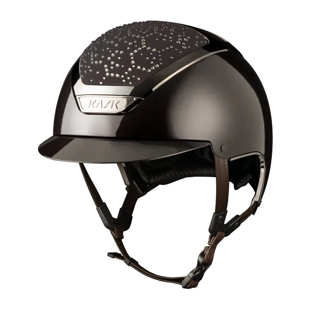 KASK Dogma Pure Shine Swarovski Vibe Reithelm