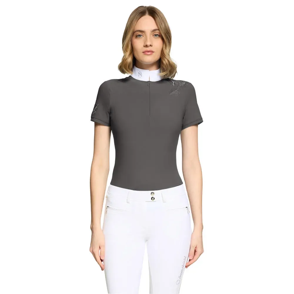 Samshield SS26 Lea Crystal Ferna Turniershirt kurzarm Damen