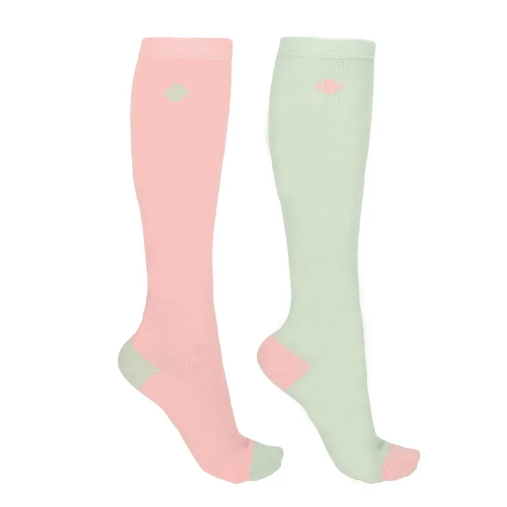 QHP Kniestrümpfe Geschenkbox Lucky Start 2er Pack