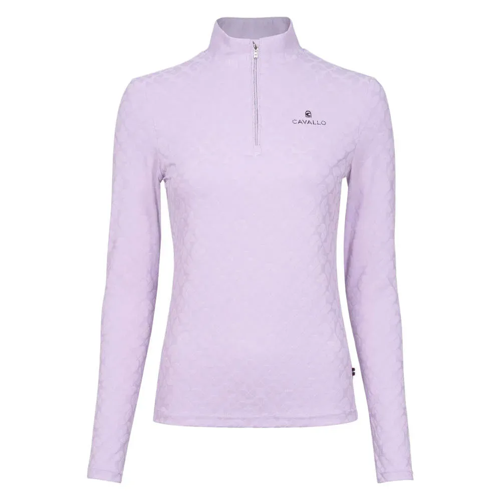 Cavallo CAVALDARSHA Jaquard Stehkragenshirt mit Reißverschluss Damen