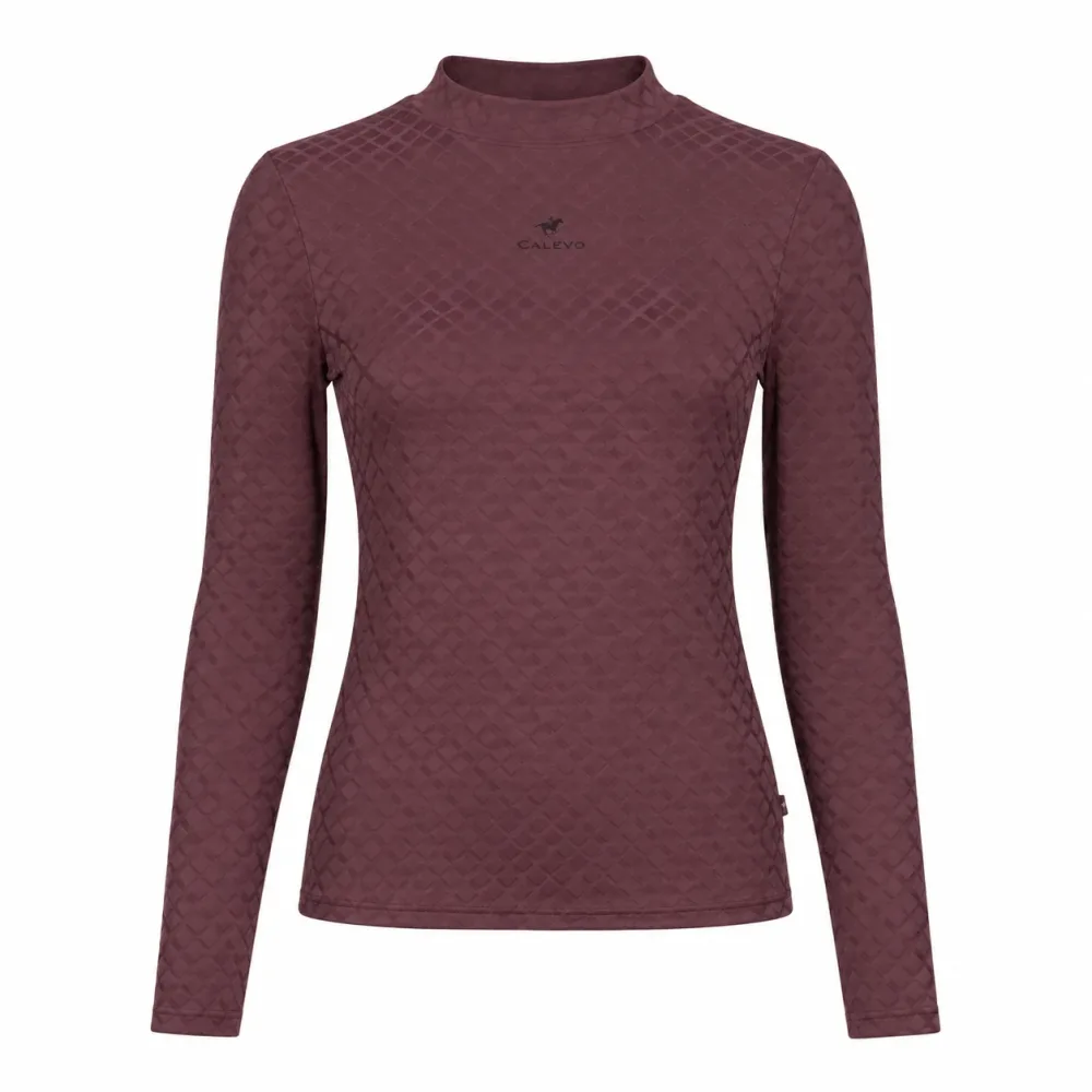 Cavallo CAVALDELMA Jaquard Stehkragenshirt 3DArtwork Damen