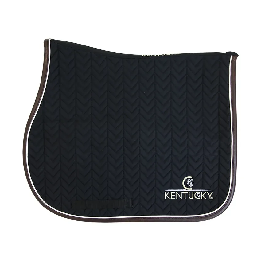 Kentucky Horsewear Leather Fishbone Schabracken Jumping