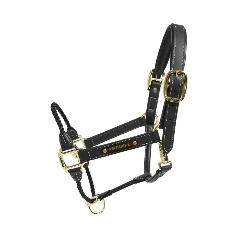 Kentucky Horsewear Leder Halfter rope
