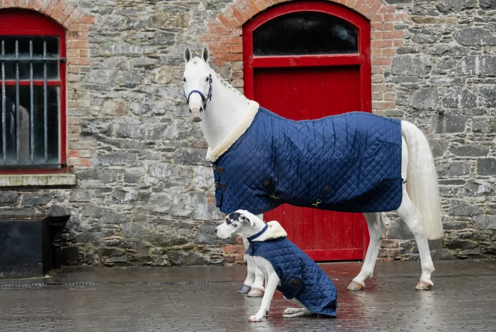 Kentucky Horsewear Tiny Show Rug Turnierdecke Pony mit künstlichem Kaninchenfell 160g
