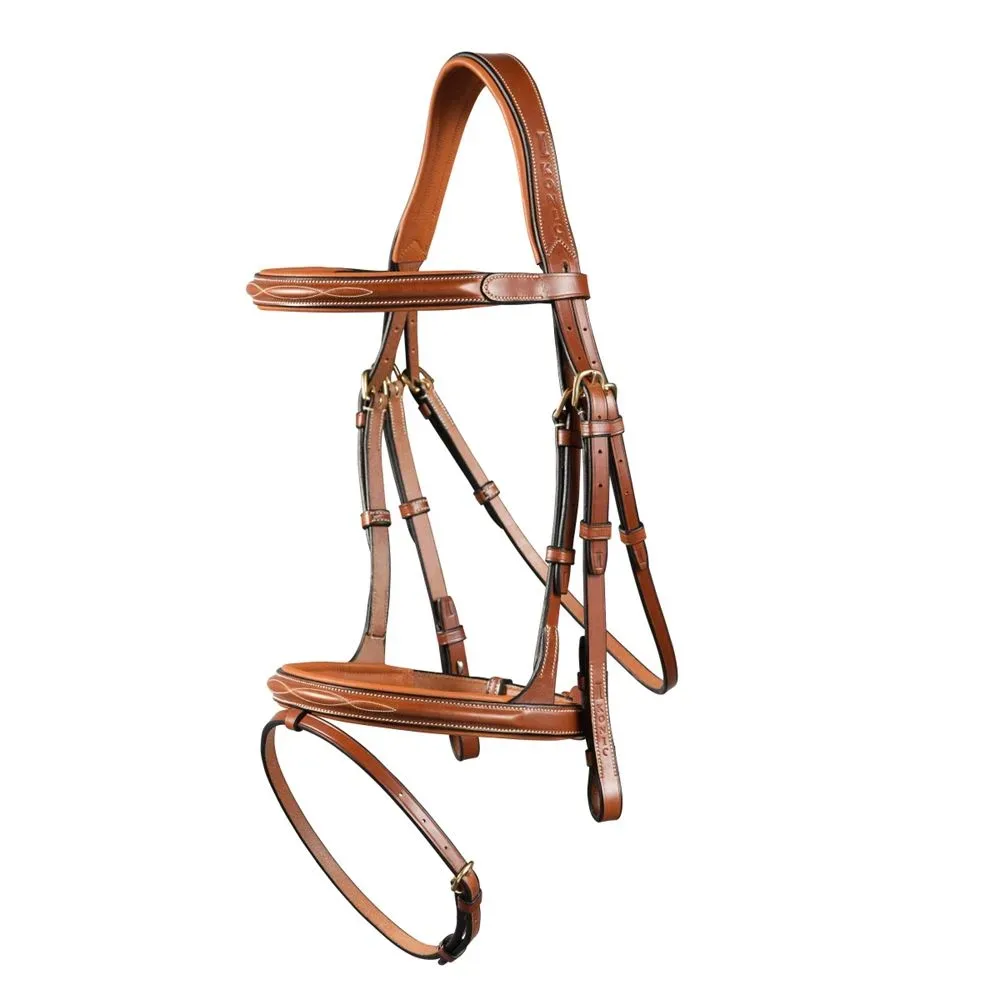Ikonic PRO Trense mit kombinierten Reithalfter