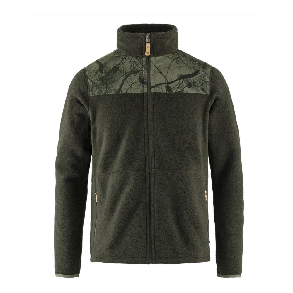Fjällräven Lappland Fleece Herren oliv 2021 XL Fleecejacken
