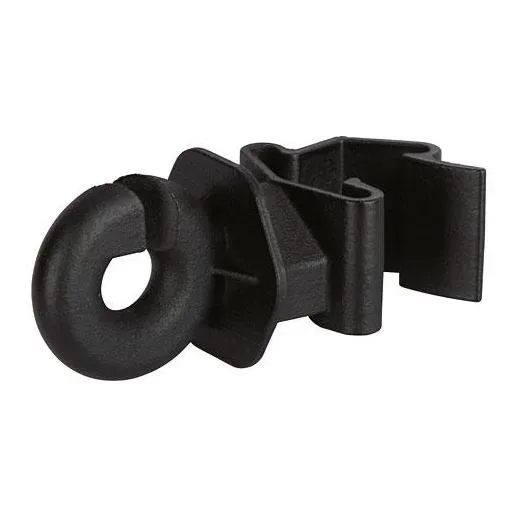 AKO T-Pfosten Ringisolator, schwarz