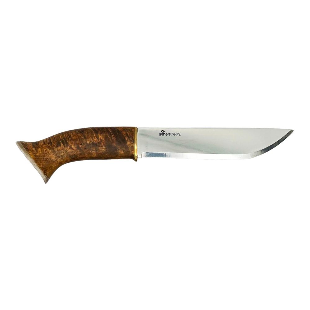 Karesuando Pessinki 12c27 - Jagd/Outdoormesser mit Lederscheide