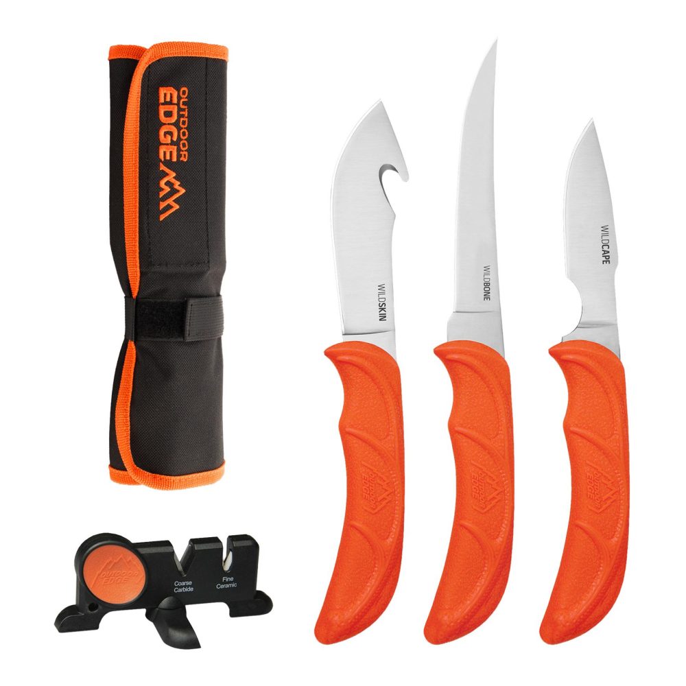 Outdoor Edge WildLite Roll Pack Messer-Set