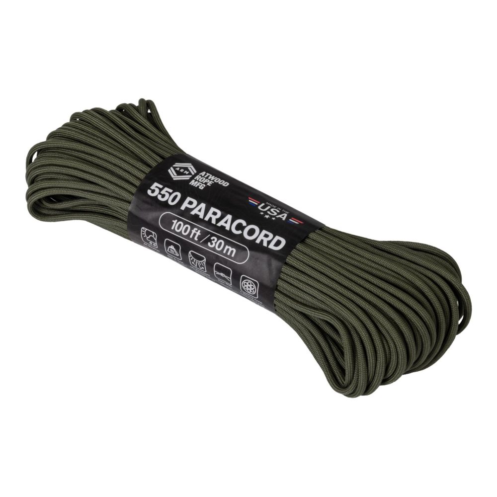 Helikon 550 Paracord 100ft. / 30m - Oliv