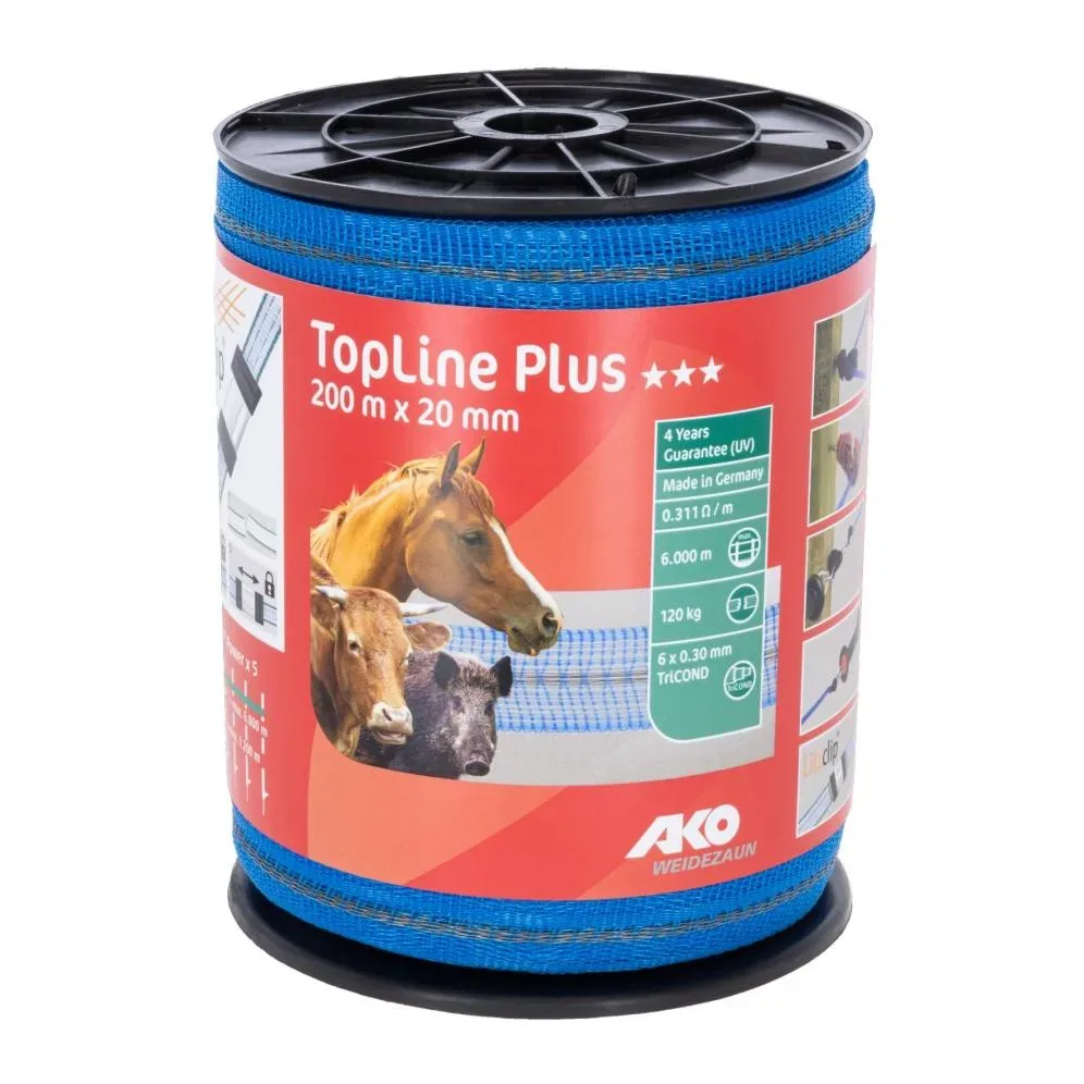 AKO Weidezaunband TopLine Plus, blau