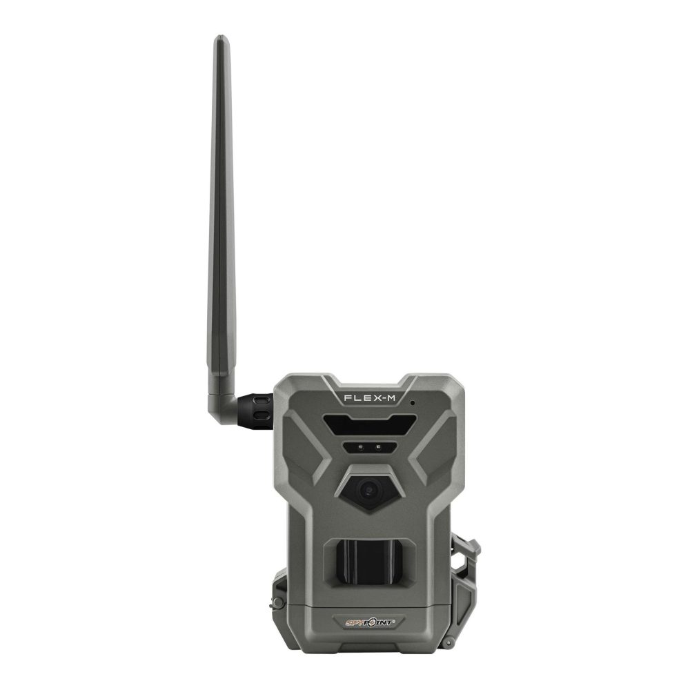 Spypoint FLEX-M Wildkamera 28 Megapixel Tonaufzeichnung, 4G Bildübertragung, GSM-Modul Grau-Grün (matt)