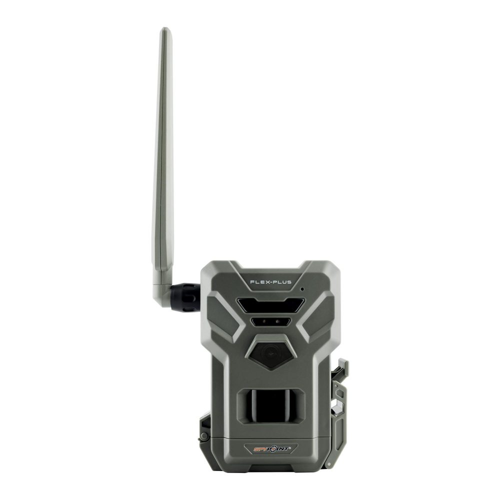 Spypoint FLEX-PLUS Wildkamera 36 Megapixel Tonaufzeichnung, GSM-Modul, 4G Bildübertragung Grau-Grün (matt)