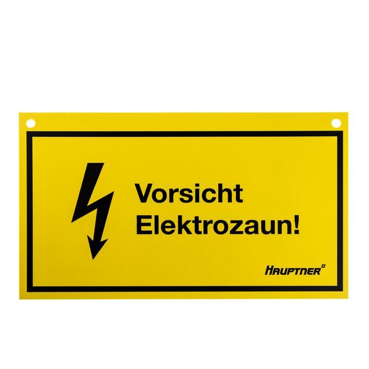 Hauptner Warnschild HP - Vorsicht Elektrozaun!