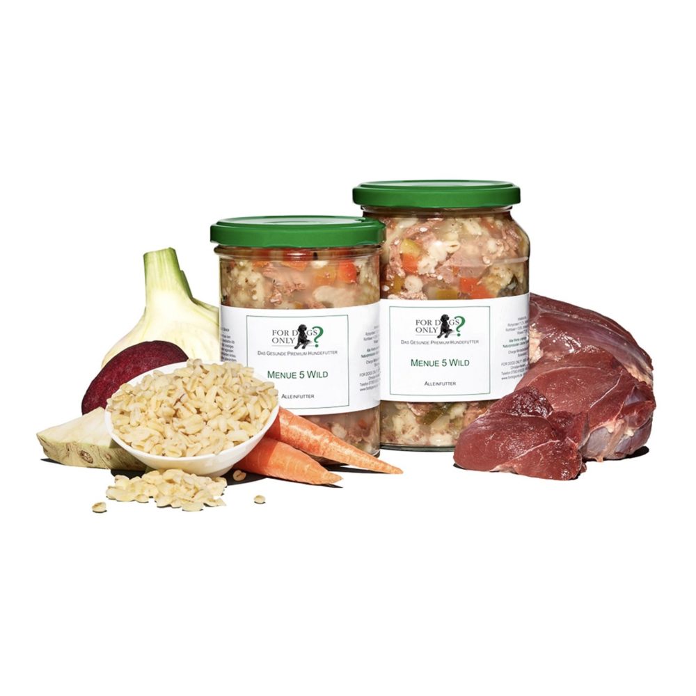 For Dogs Only? Premium Hundefutter Menue Wild