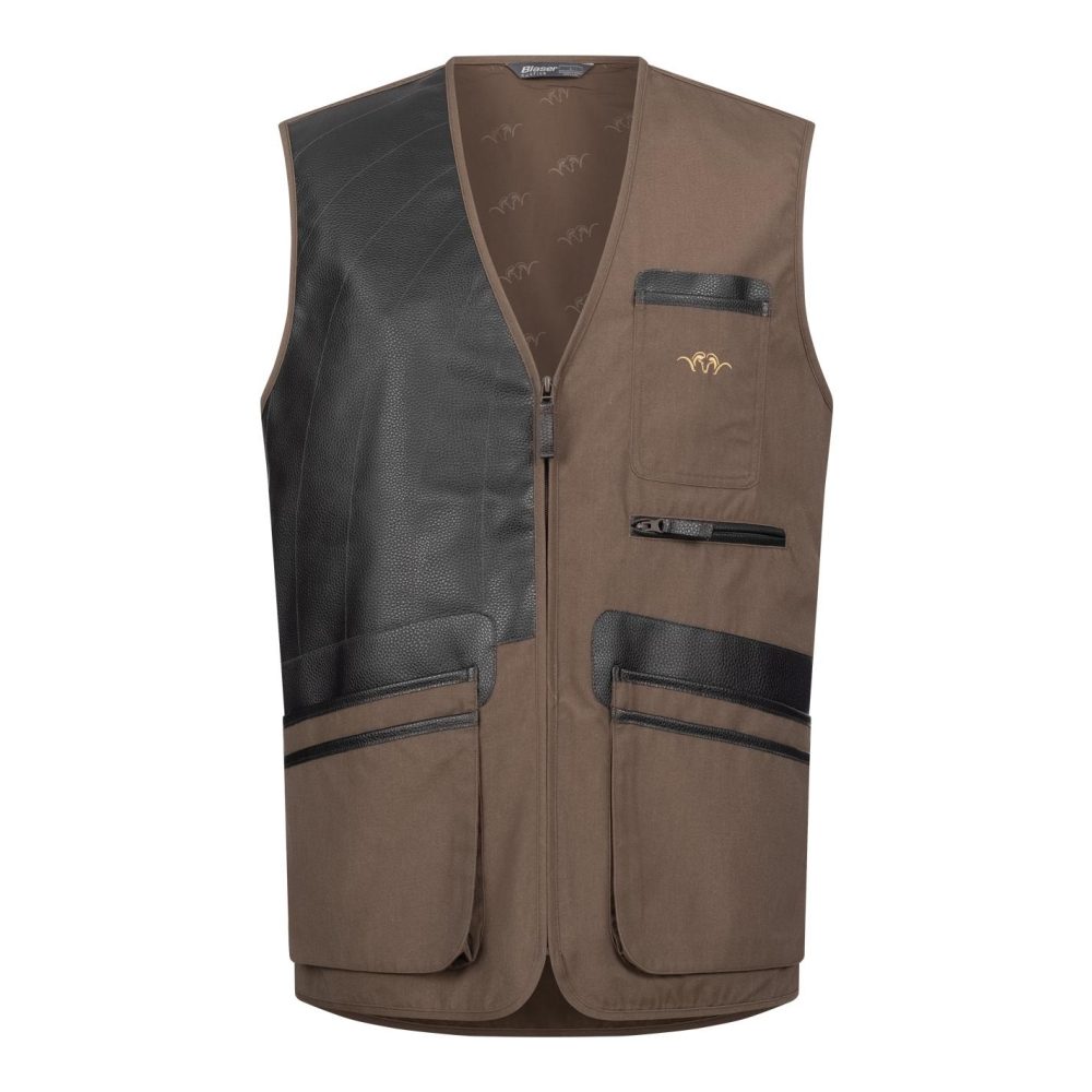 Blaser Ganzjahresschiessweste rechts - braun-oliv