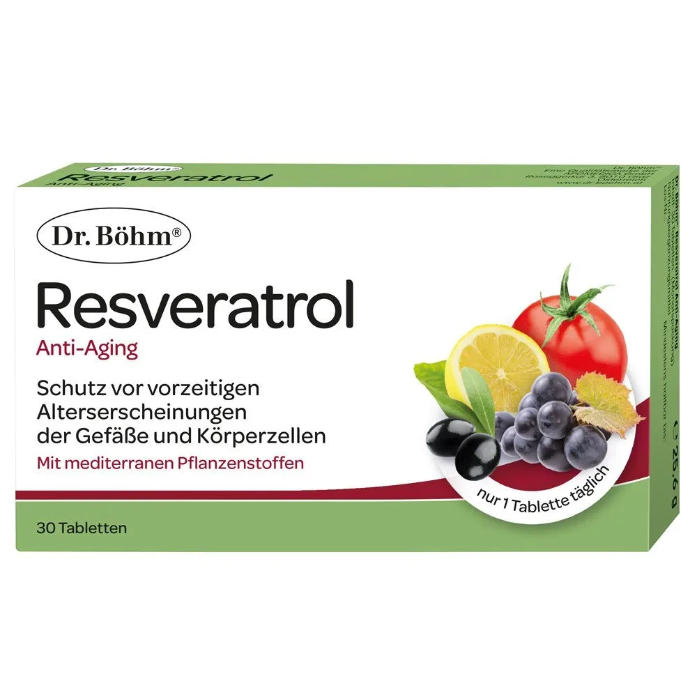 Dr. Böhm® Resveratrol Anti Aging - mit mediterranen Pflanzenstoffen