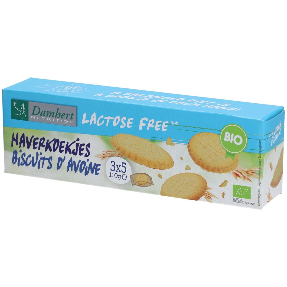 Damhert Haferkekse BIO Laktosefrei
