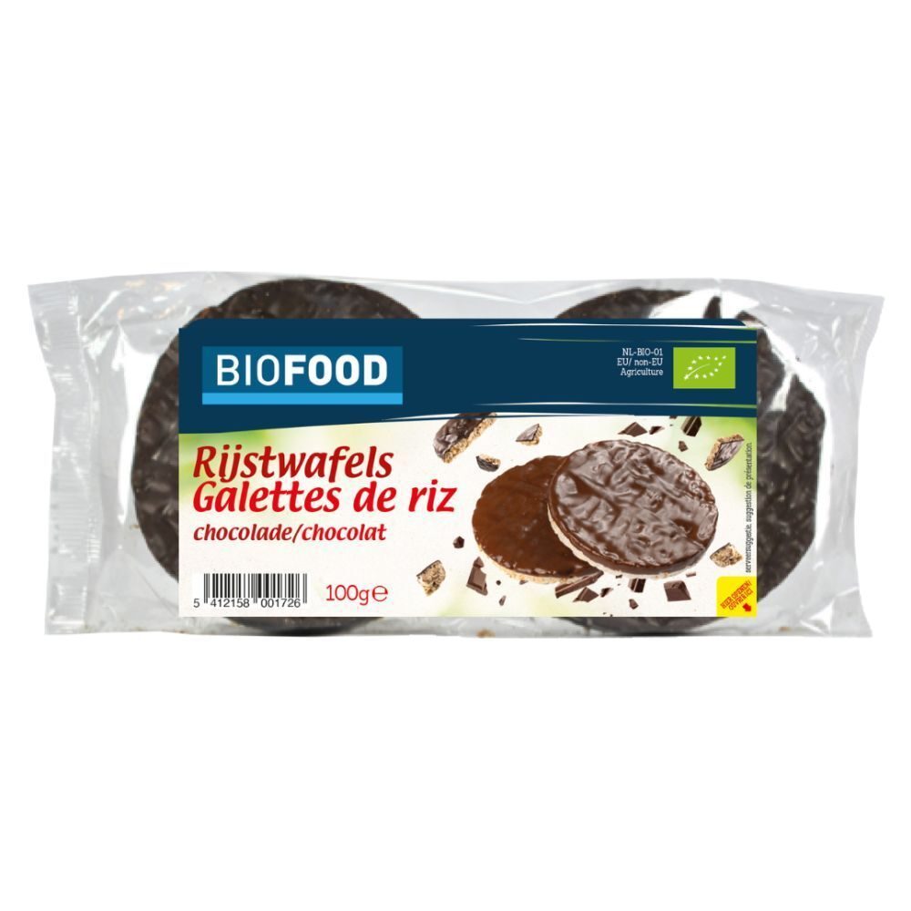 Biofood Reiswaffeln mit Schokolade BIO