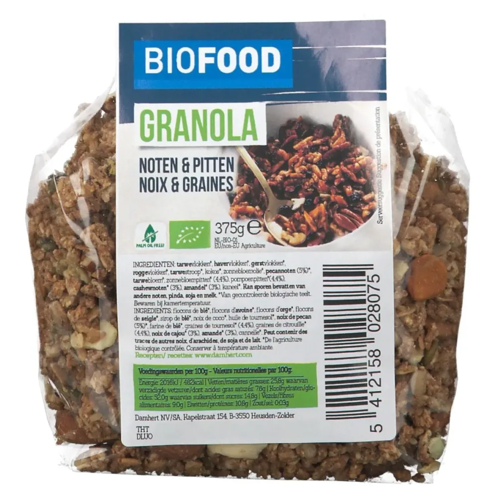 Biofood Granola Nuss & Saaten BIO