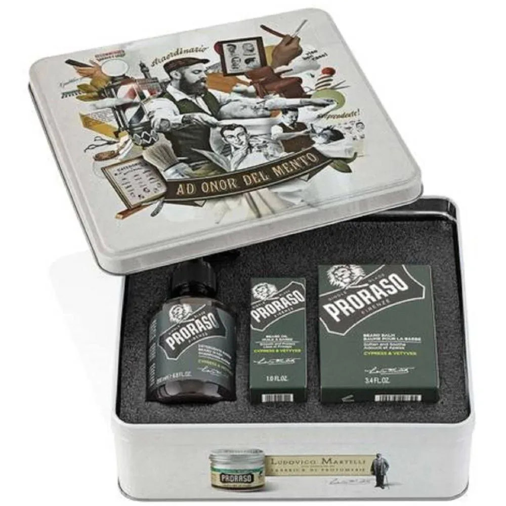 Proraso Coffret Barbenzypresse & Vetyver