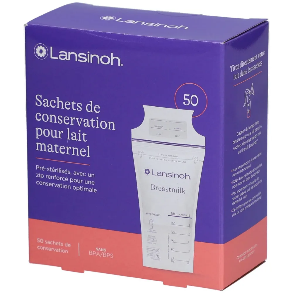 Lansinoh® Beutel zur Aufbewahrung von Muttermilch
