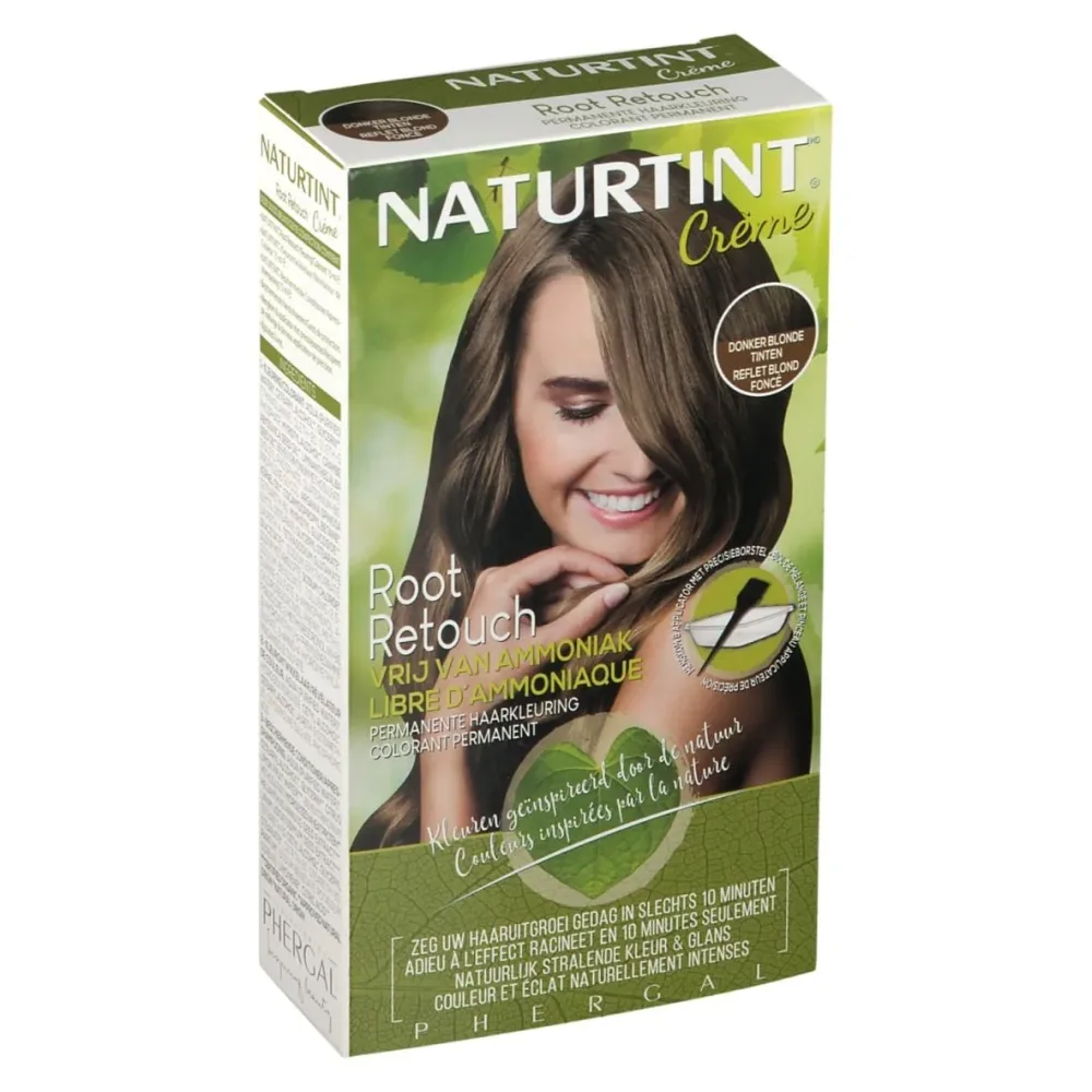 Naturtint® Wurzelretusche Dauerhafte Haarfarbencreme - Dunkelblonder Glanz
