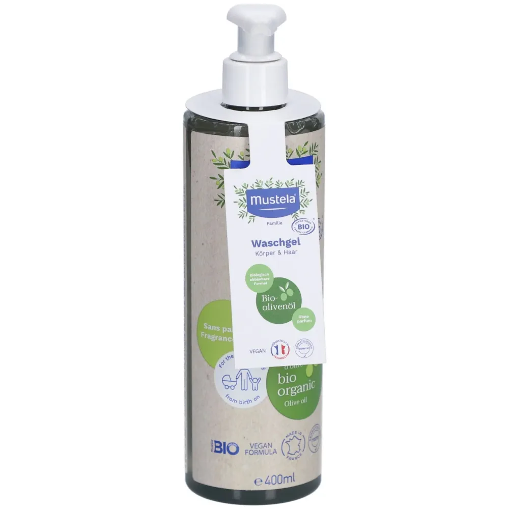 Mustela -  Waschgel Bio 400ml, 400 ml