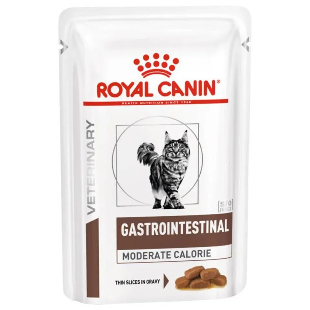 ROYAL CANIN Veterinary Gastrointestinal Moderate Calorie, in Soße 12x85g