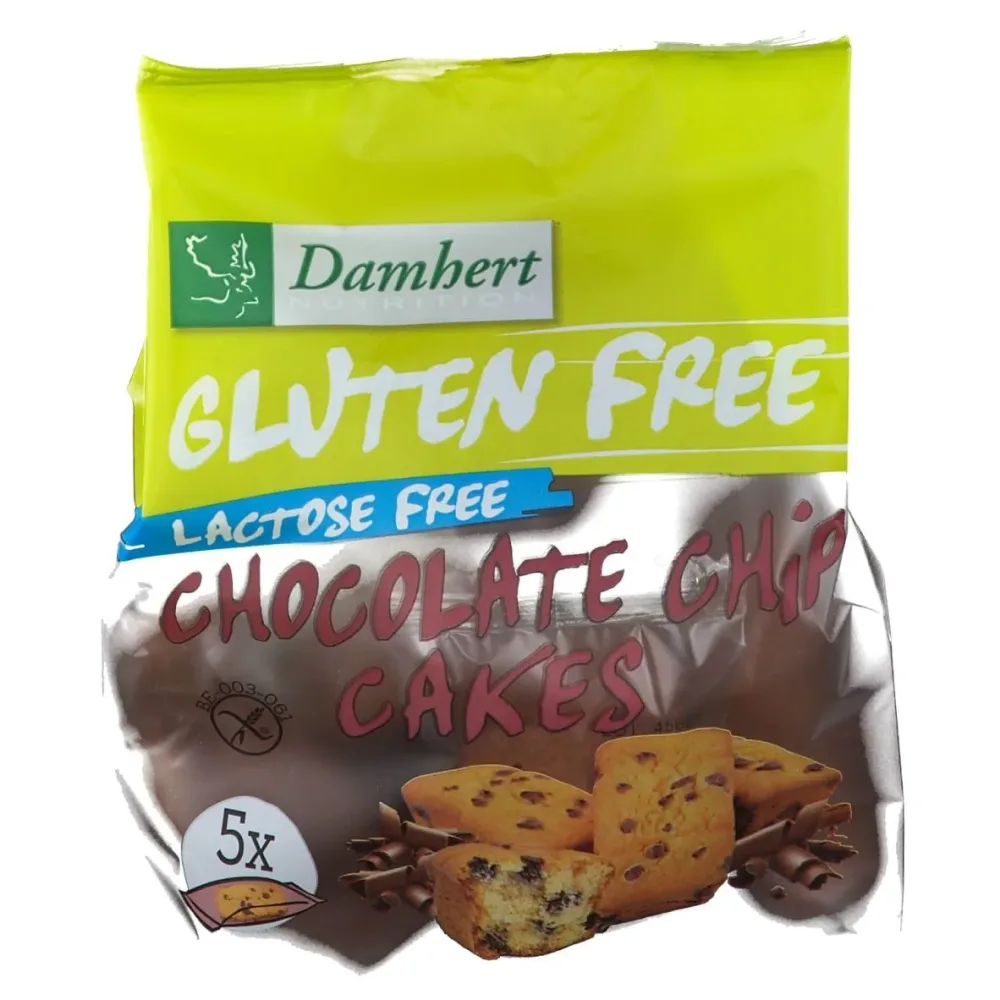 Damhert Kuchen mit Schokoladenstückchen Laktose- und Glutenfrei