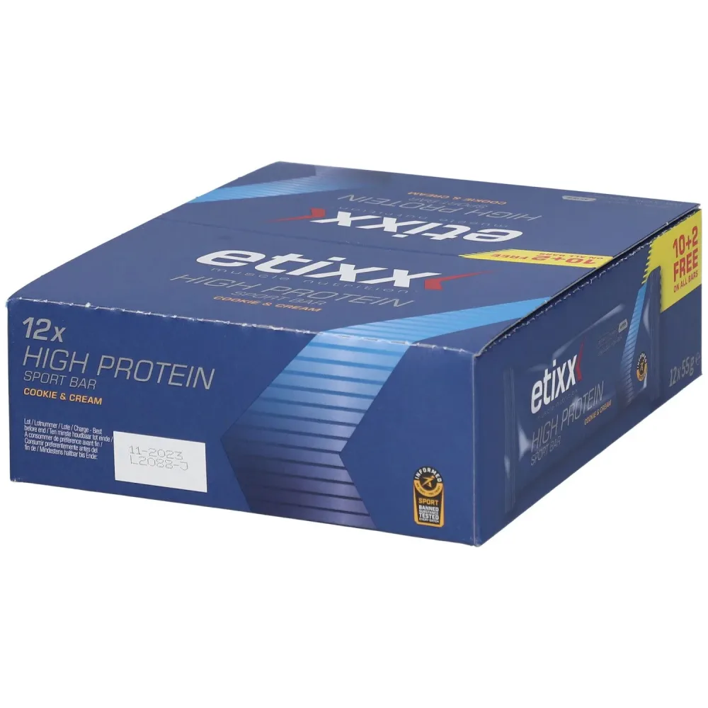 etixx High Protein Sport Riegel Keks & Sahne