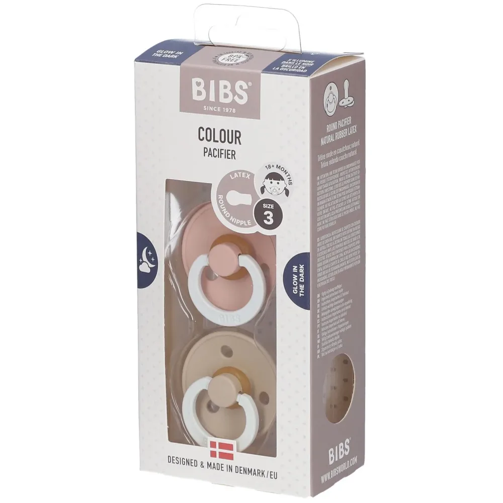 Bibs® Bibs Couleur Night Blush Sauger - Vanille +18 Monate