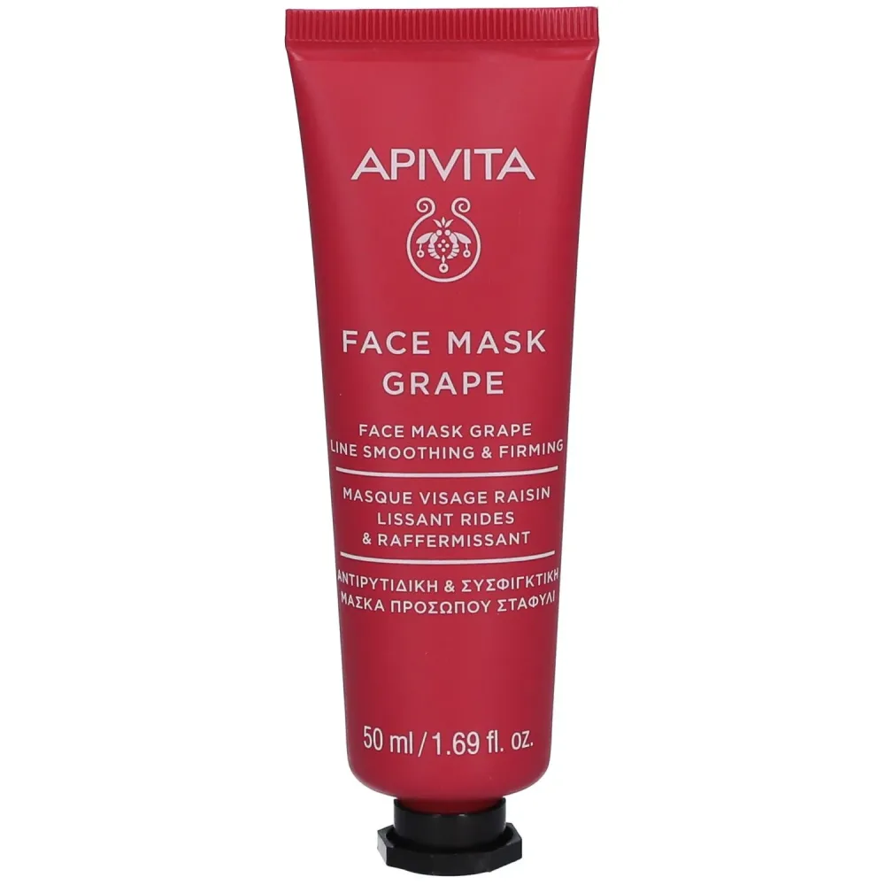Apivita Glättende & straffende Gesichtsmaske mit Traube