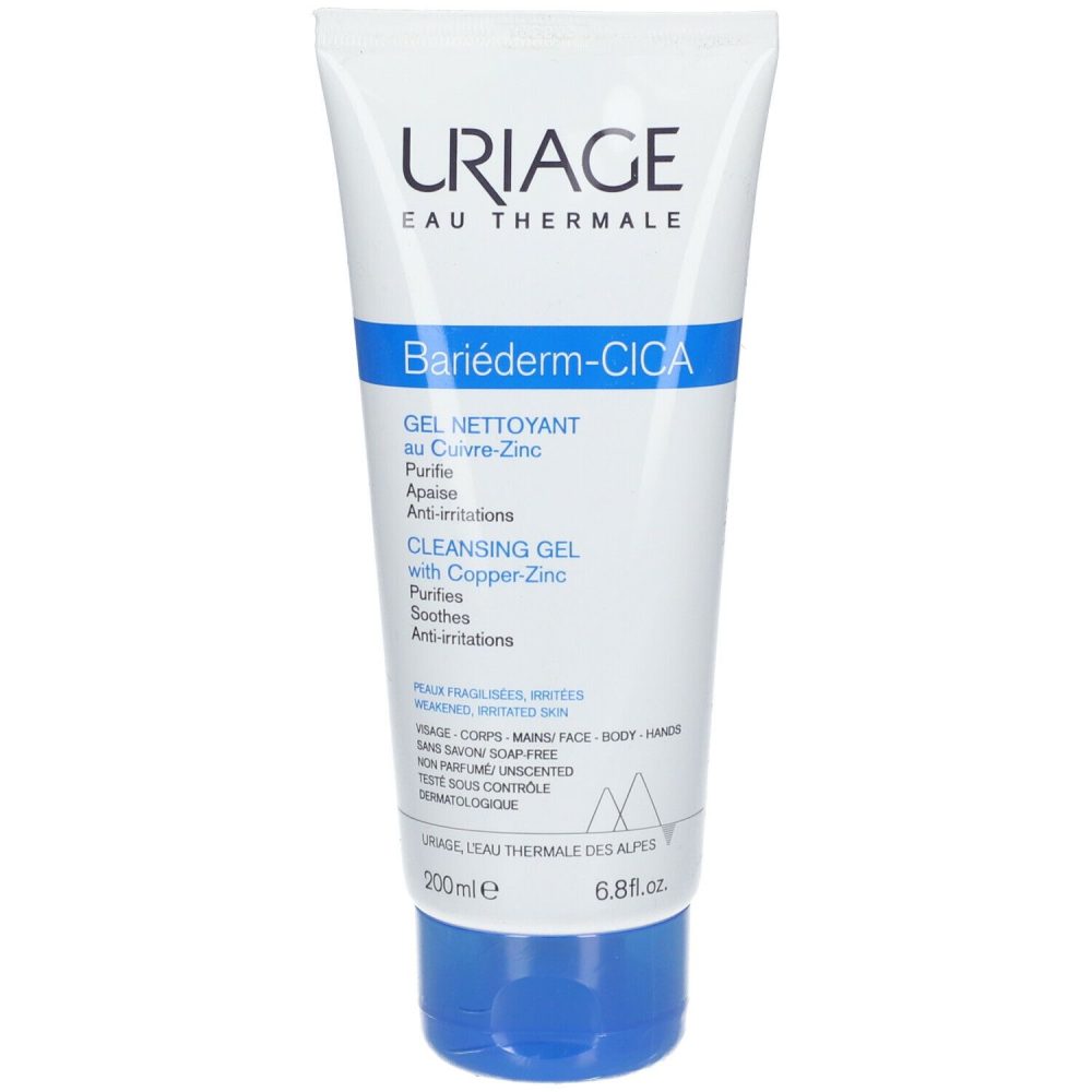 URIAGE BARIÉDERM CICA-Reinigungsgel mit Kupfer-Zink