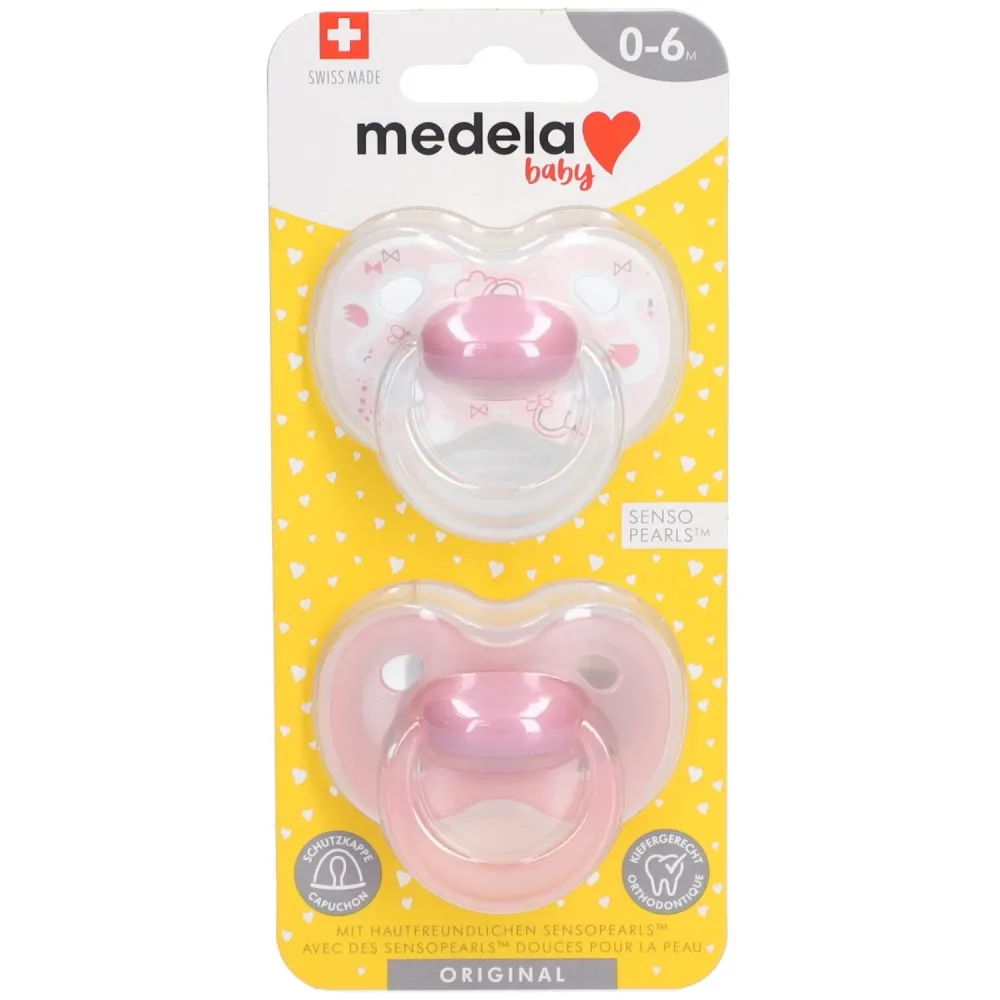 Medela Sucette Original Rose 0-6 Mois