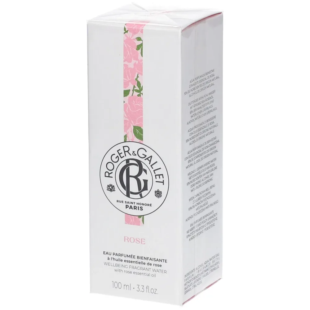 Roger & Gallet - Duftendes Wohlfühl-Wasser, Rose eau parfumee Duftendes Wohlfühl-Wasser, 100  ml, Weiss