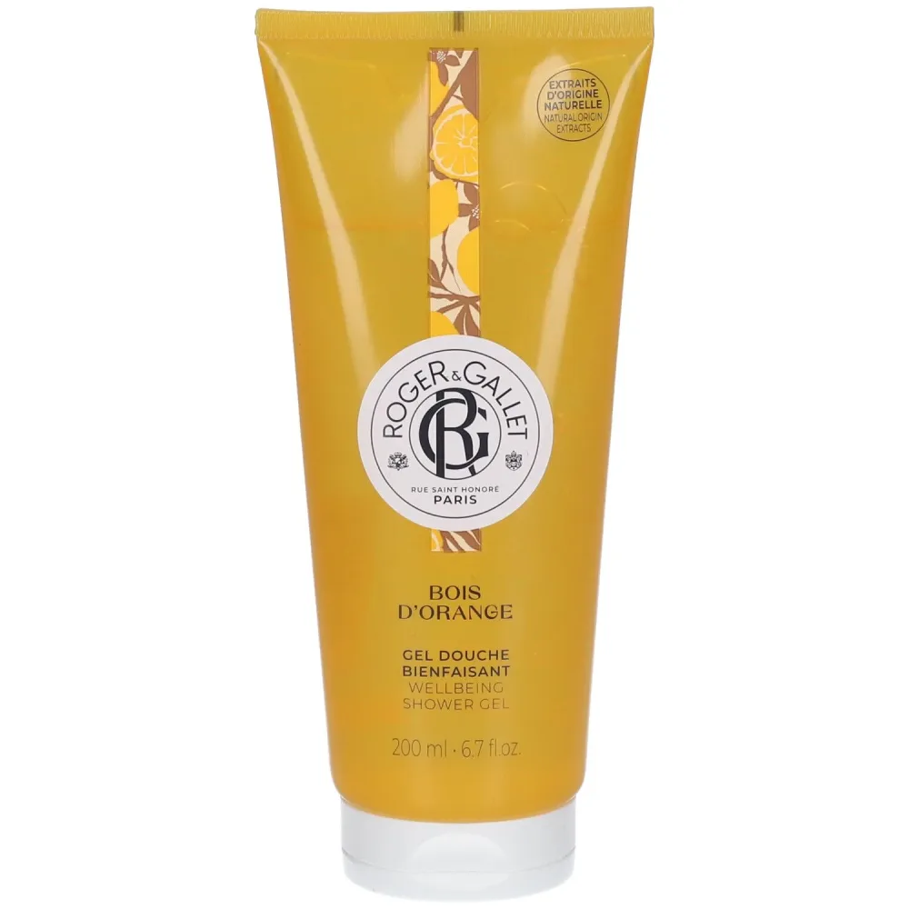 Roger & Gallet - Wohlfühl-Duschgel, Bois orange gel douche, 200 ml, Weiss