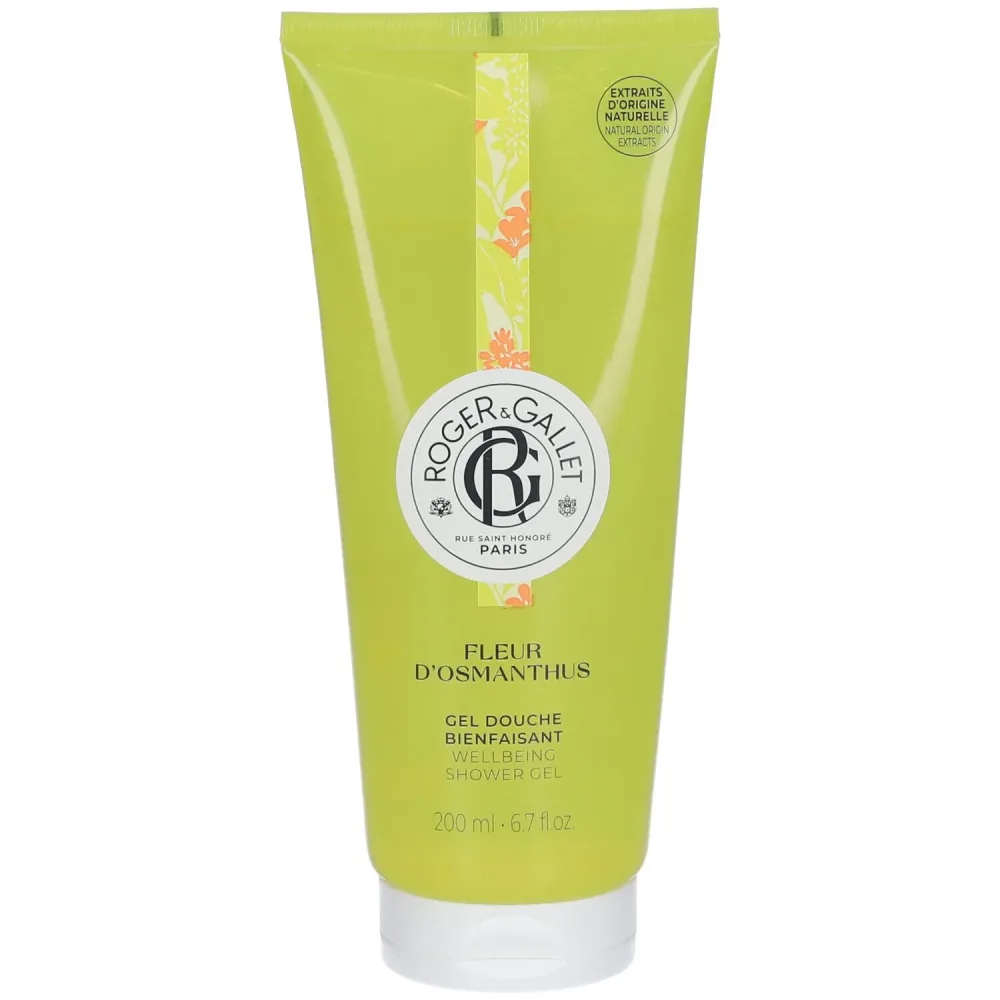Roger & Gallet - Wohlfühl-Duschgel, Fleur d'osmanthus gel douche, 200 ml, Weiss