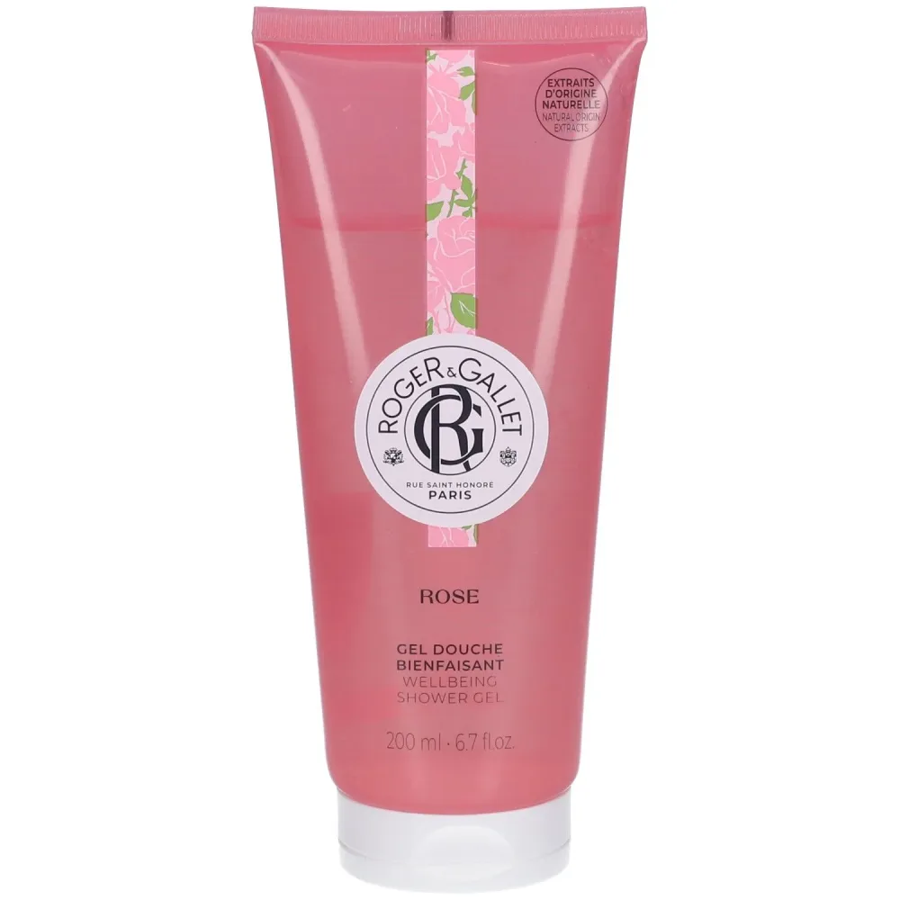 Roger & Gallet - Wohlfühl-Duschgel, Rose gel douche, 200 ml, Weiss