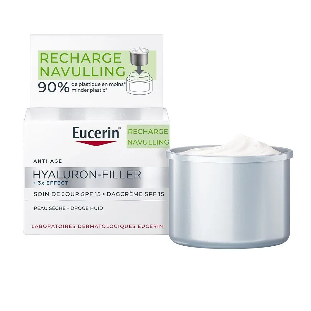 Eucerin® Anti-Ageing Recharge Hyualuron-Filler + 3 x Effekt Tagespflege Spf15