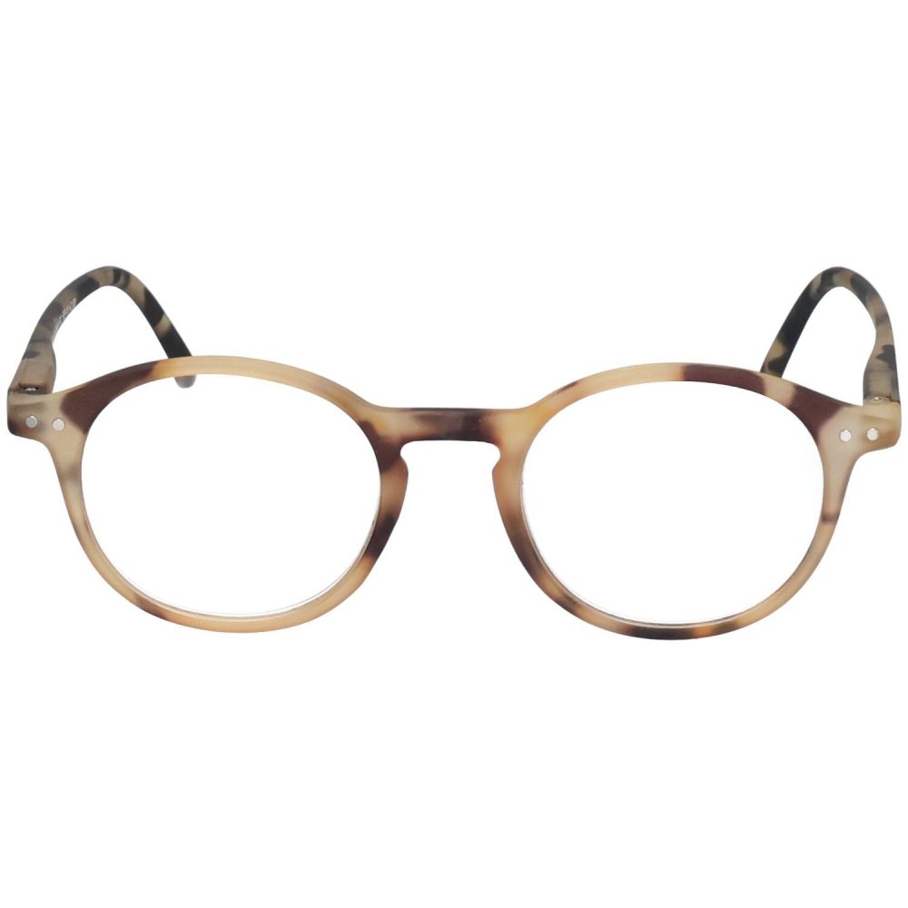 Renéei Re-Y Lesebrille Vanille Latte Tortoise +2,0