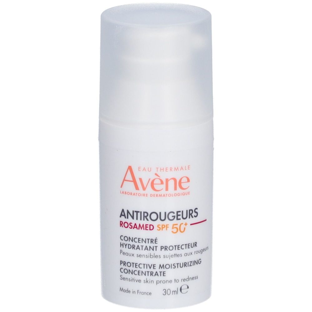 Avene - Schützendes Feuchtigkeitsspendendes Konzentrat SPF 50+, Antirougeurs Rosamed, 30 ml