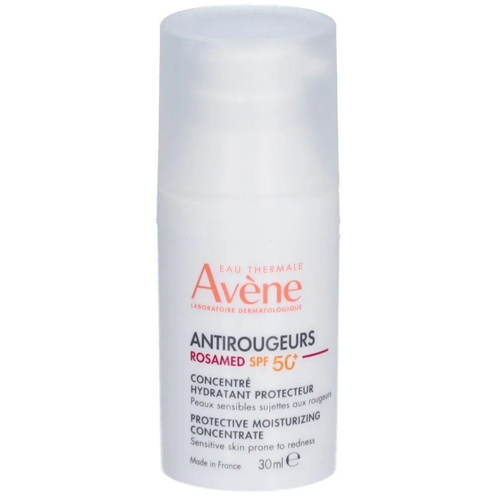 Avene - Schützendes Feuchtigkeitsspendendes Konzentrat SPF 50+, Antirougeurs Rosamed, 30 ml