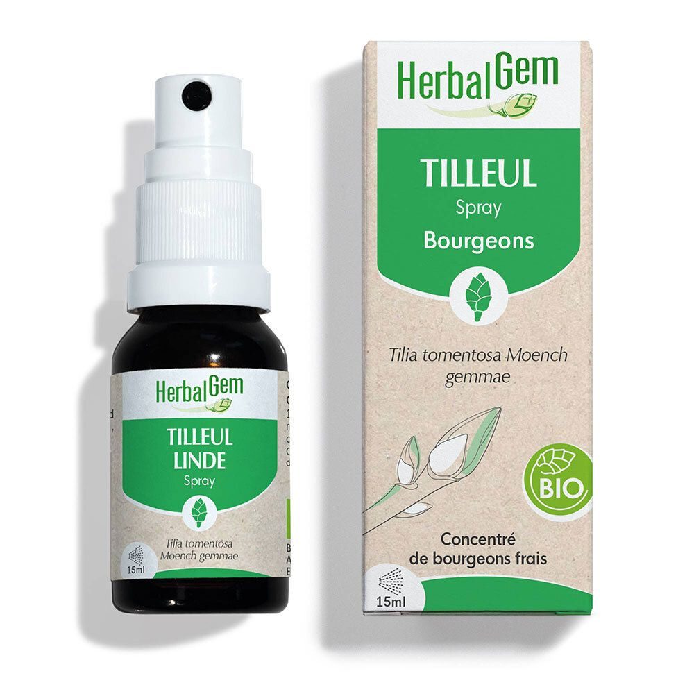 Herbalgem - Lindenblüte Bio - Nahrungsergänzungsmittel - Frischer Knospen Extrakt - Für Schlaf & Entspannung - 15 ml