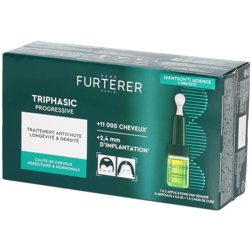 René Furterer Triphasic Progressive Kur Gentech (8x5.5ml)