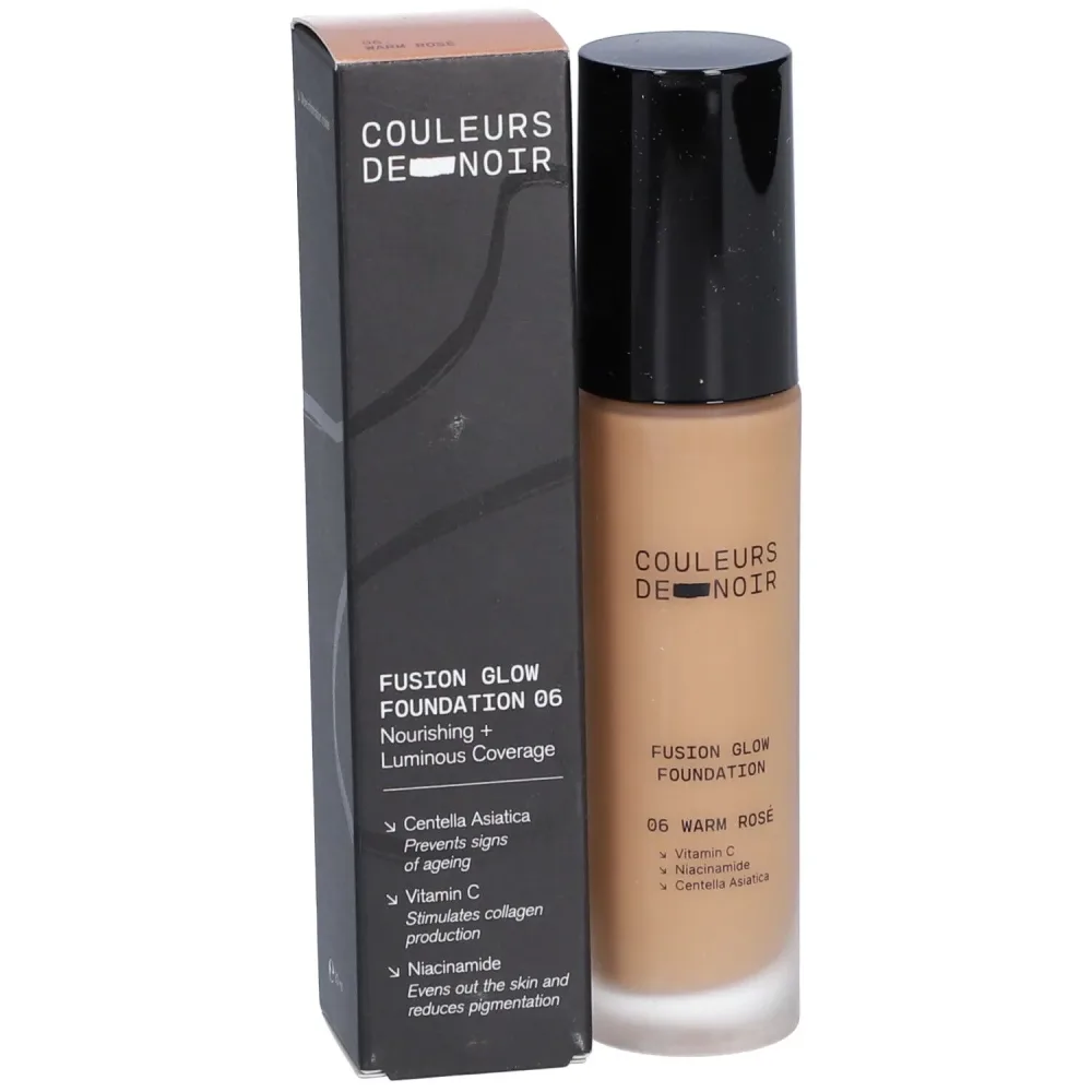 Farben Von Schwarz Fusion Glow Foundation 06 Warm Rosé