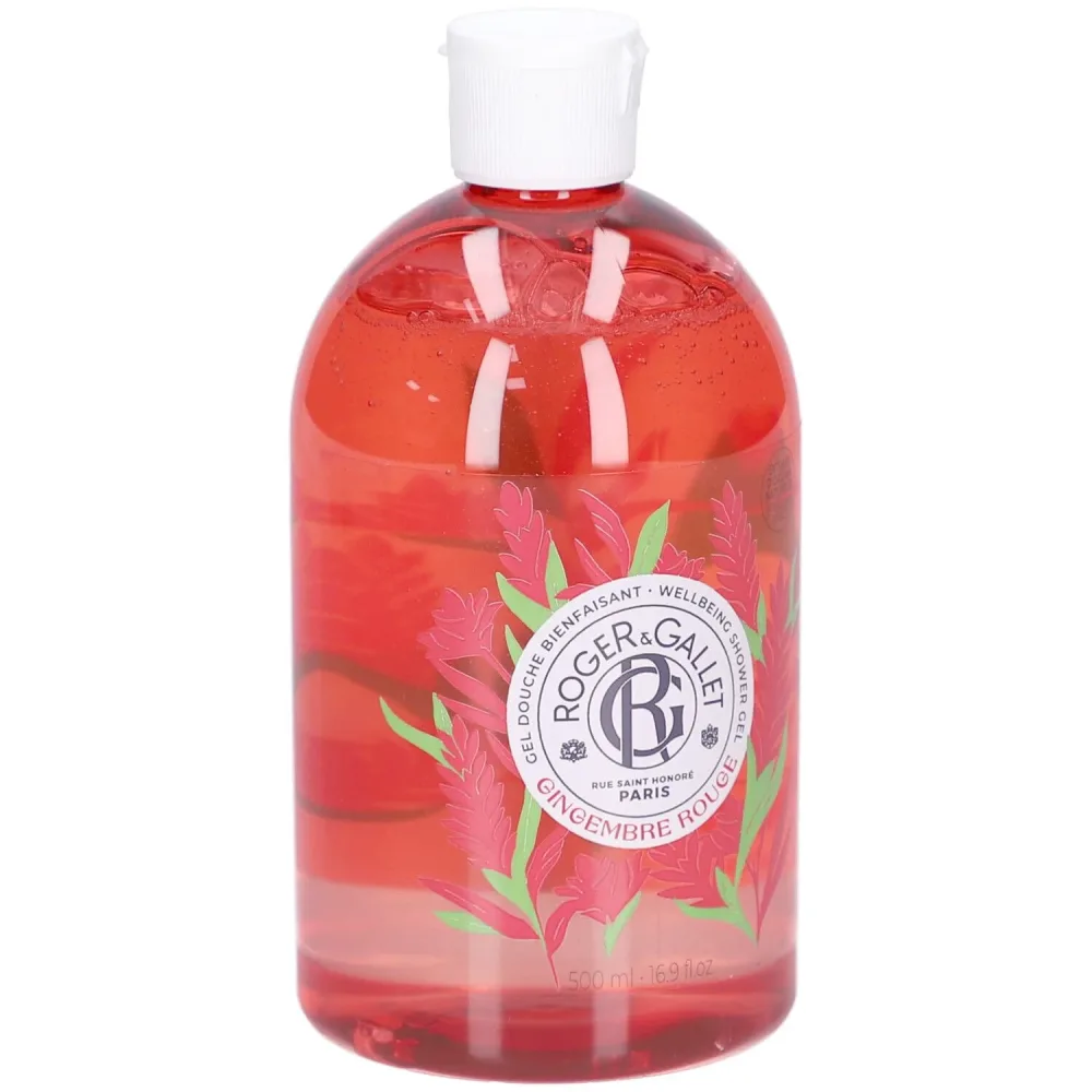 Roger & Gallet - Gingembre Rouge Wohlfühl-Duschgel, RG Gingembre Rouge Gel Douche, 500  ml