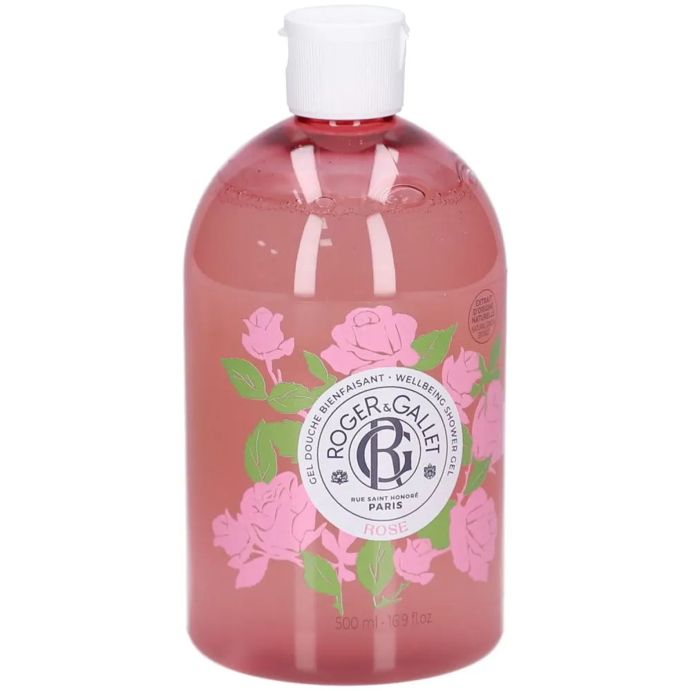 Roger & Gallet - Rose Wohlfühl-Duschgel, RG Rose Gel Douche, 500  ml