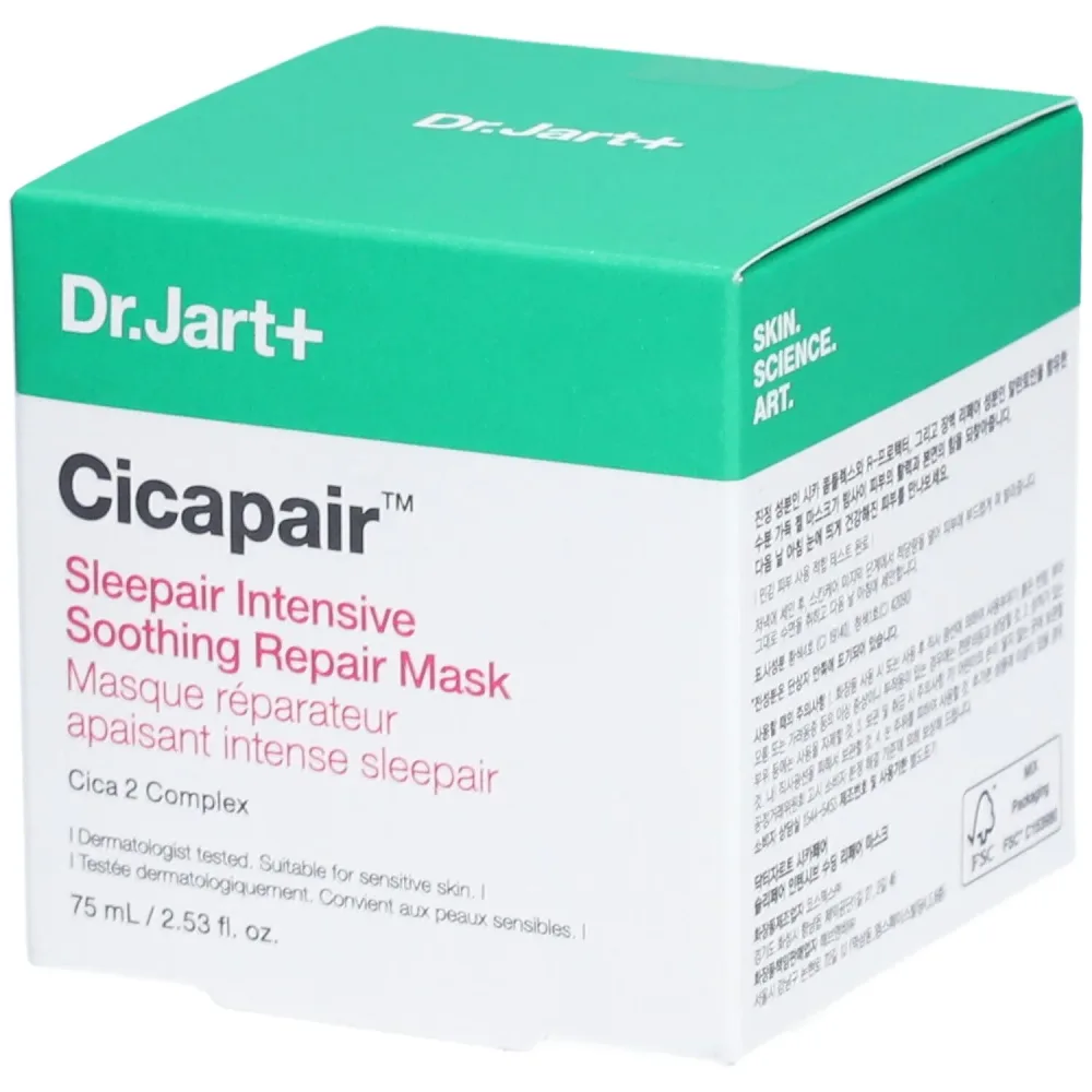 Dr. Jart+ Cicapair Sleepair Intensive Soothing Repair Mask Feuchtigkeitsmasken 75 ml